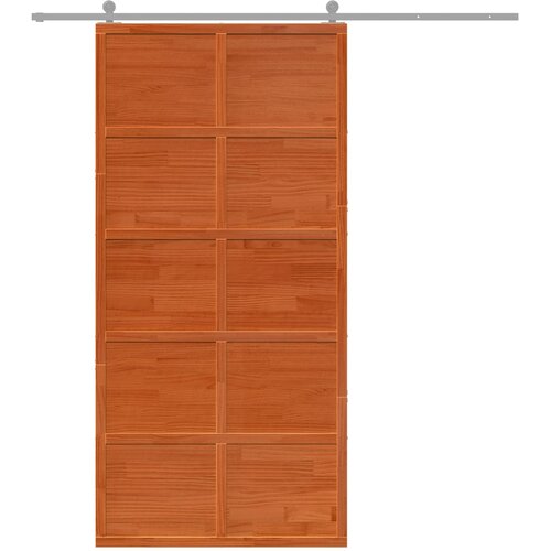  Vrata staje Vo&amp;scaron;tanosmeđa 100 x 208 cm Masivna borovina Slike