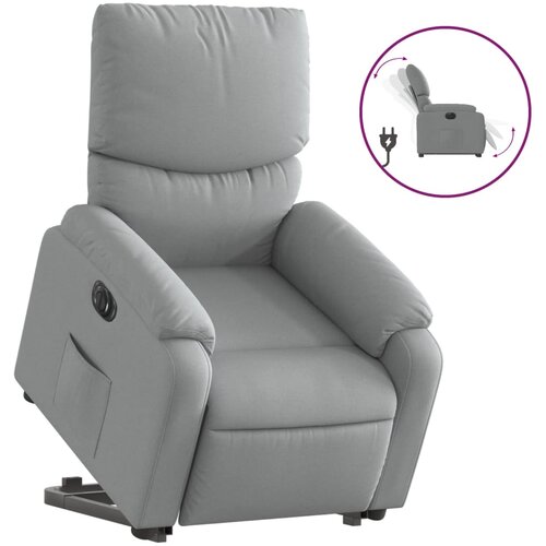 Maison Chic Električni naslanjač - Relax naslanjač s funkcijo vstajanja svetlo siv, (22061395) Cene
