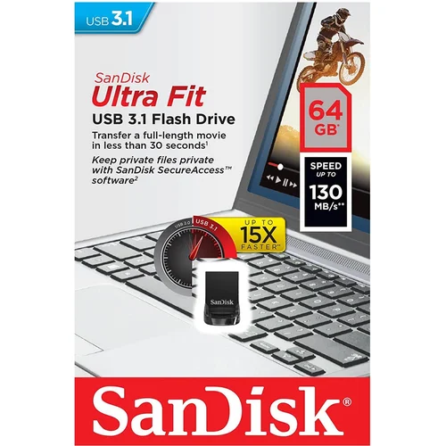 San Disk USB stick 3.1 64GB 130 MB/s