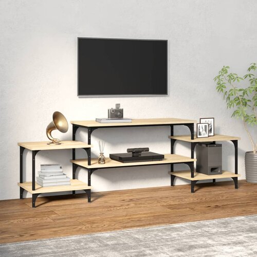 vidaXL TV omarica sonoma hrast 157x35x52 cm inženirski les Cene