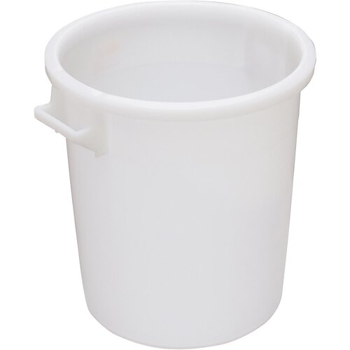 Eurokraft basic okrogla posoda, prostornina 35 l, od 10 kosov, bele barve Slike