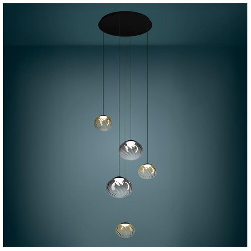 Eglo 390482 - led prigu&scaron;iva luster na sajli pantoja 5xLED/5,8W/230V bež/zadimljena +daljinski upravljač Cene