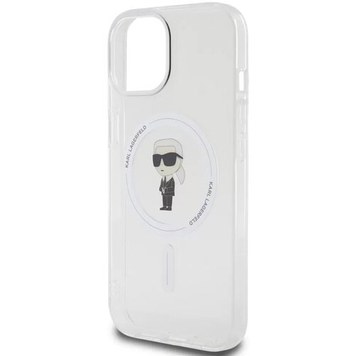 Karl Lagerfeld maska za telefon hc magsafe iml ikonik za iphone 15 transparent Cene