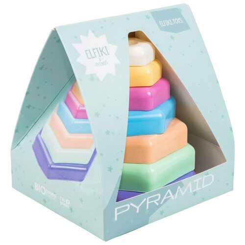 Elfiki Toys ELFIKI edukativna igračka Piramida Slike