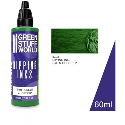 Green Stuff World Dipping ink 60 ml - GREEN GHOST DIP boja Slike