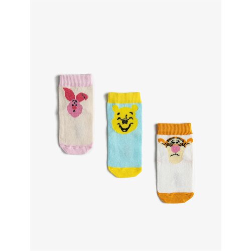 Koton 3-Pack Winnie The Pooh Printed Booties Socks Licensed, Set of 3 Slike