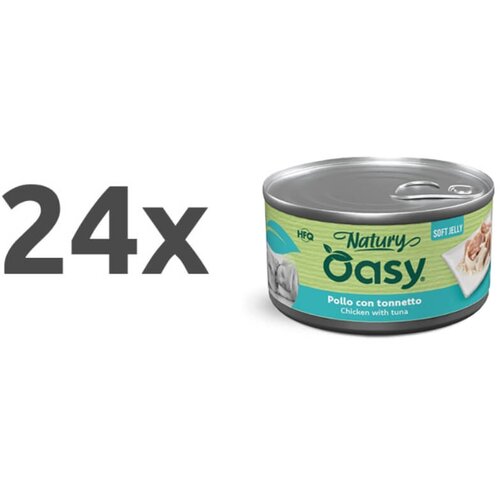 Oasy Dog Natury Adult fileji v želeju, konzerva - pi&scaron;čanec in tuna - 150 g 24 x 150 g Cene