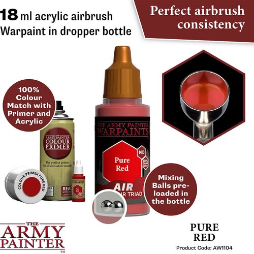 The Army Painter Warpaints Air - Pure Red Slike