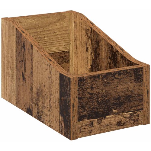  Kutija za LP ploče Staro drvo 18 x 32 x 18 cm Konstruirano drvo Slike