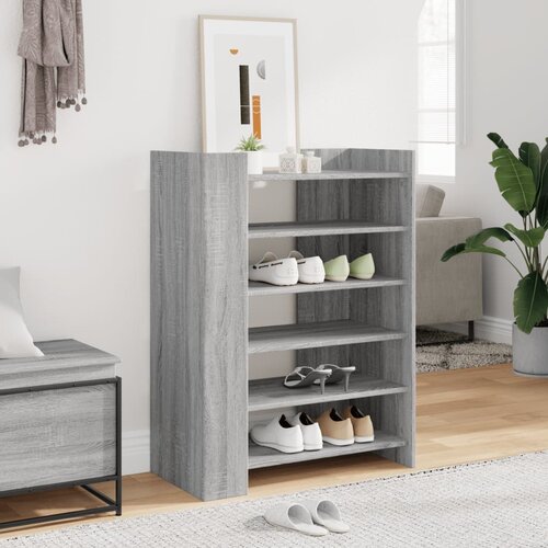 vidaXL Omarica za čevlje siva sonoma 74,5x37,5x100 cm inženirski les Cene