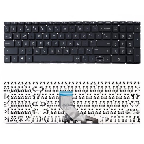  Tipkovnica HP 250 255 G7 G8 G9 15-DB 17-CA - Črna Cene
