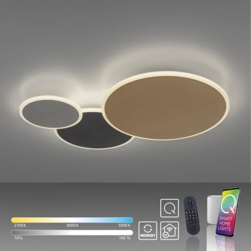 PAUL NEUHAUS 8007-70-LED Prigu&amp;scaron;iva svetiljka Q-PIATO LED/35W/230V 2700-5000K + daljinski upravljač Slike