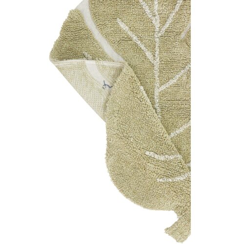 Lorena Canals Kaki zeleni periv/ručno rađen pamučan dječji tepih 75x100 cm Mini Monstera Olive &amp;ndash; Slike