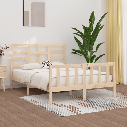 The Living Store Posteljni okvir iz borovine 140x200 cm - Posteljni Okvir, (21524240) Slike