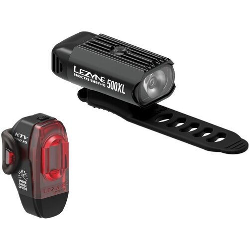 Lezyne Hecto Drive 500XL / KTV Pro Pair Black Slike