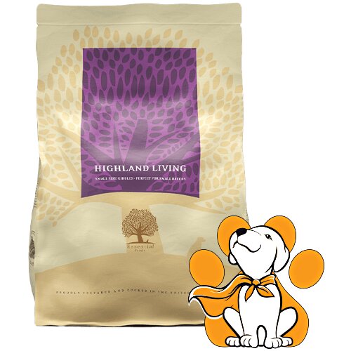 Essential Foods highland living small breeds 2,5kg, hrana bez žitarica za pse Slike