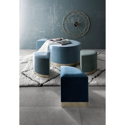 Ambia Home STENSKA URA črna, zlate barve 87 cm Slike