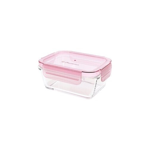 PASABAHCE činija lockie&lock 355CC roze poklopac 190765 Slike