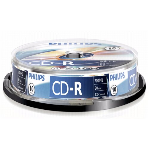 Philips 1x10 CD-R 80Min 700MB 52x SP Cijene