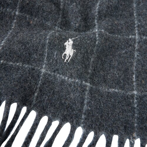 Polo Ralph Lauren &amp;Eacute;charpe r&amp;eacute;versible en laine m&amp;eacute;lang&amp;eacute;e Siva Slike