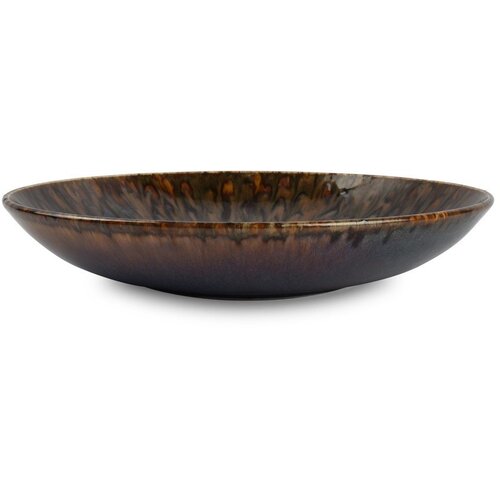 BonBistro Rjav ju&amp;scaron;ni porcelanast krožnik &amp;oslash; 26 cm Resto &amp;ndash; Slike