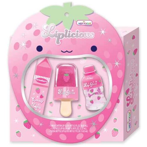 Hot Focus Sjajilo i ulje za usne Strawberry Slike