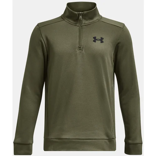 Under Armour Sweatshirt UA Armour Fleece 1/4 Zip-GRN - Boys