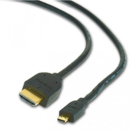 Gembird HDMI kabl CC-HDMID-10, v2.0 HDMI male to Micro-D male 3m, GEMBIRD Slike