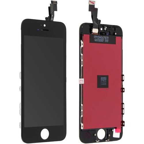 AVIZAR Celotna enota: LCD zaslon na dotik str. Apple iPhone 5S / SE - crn, (20886266) Slike