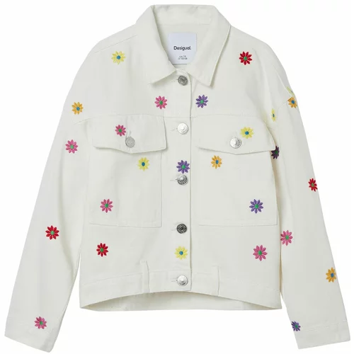 Desigual Prijelazna jakna 'Daisy' miks boja / bijela