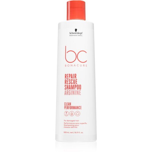 Schwarzkopf Professional BC Bonacure Repair Rescue &amp;scaron;ampon za suhe in po&amp;scaron;kodovane lase 500 ml Slike