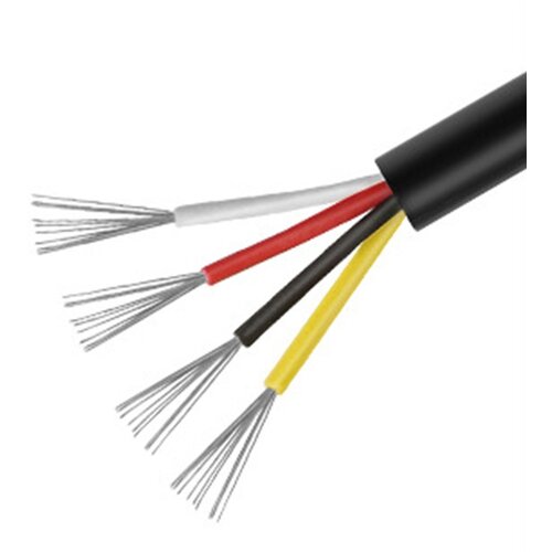 INF Črna UL2464 18AWG 4-žilna večžilna žica - 5 metrov, (5000276754) Slike