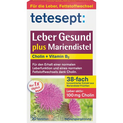 TETESEPT Zdrava jetra Plus s pegastim badljem - 30 tabl. Cene