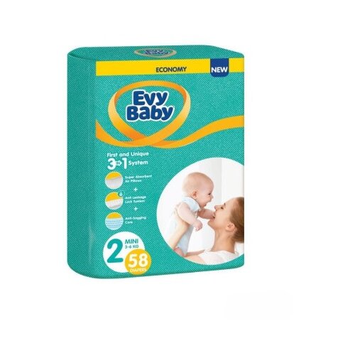 Evy Baby pelene twin mini 2, 58kom ( A105167 ) Cene