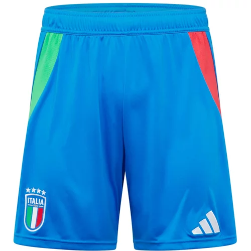 Adidas Športne hlače 'Italy 24' modra / zelena / svetlo rdeča / bela