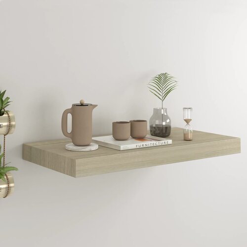 VidaXL plutajuća zidna polica boja hrasta 50 x 23 x 3,8 cm MDF Slike
