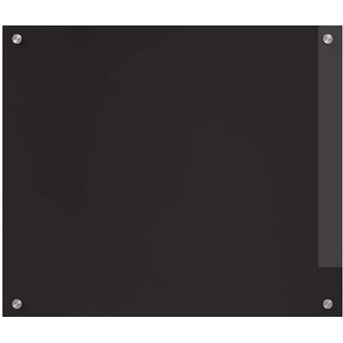  Kuhinjski zid 2 pcs Crna 70 x 60 cm Staklo otporno na udarce Slike