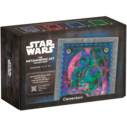 Clementoni Ratovi zvijezda Metamorfozni Klasična trilogija 520 komada puzzle s okvirom i RGB LED osvjetljenjem &amp;ndash; Slike