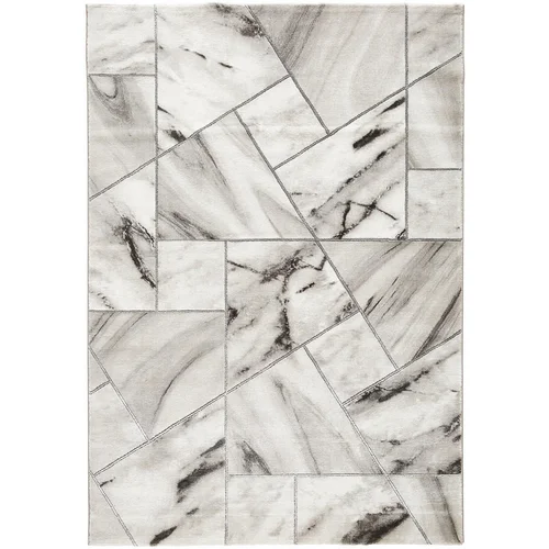 Novel TKANA PREPROGA Marble 120/170 cm tkano svetlo siva