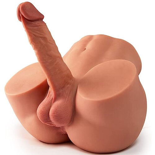 Paloqueth James Realistic 18cm Dildo, Testicles & Anal Sex Doll Brown 4.8kg Cene