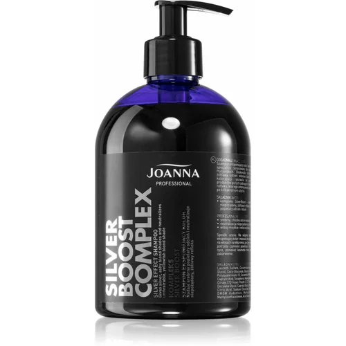Joanna Silver Boost Complex ljubičasti šampon neutralizirajući žuti tonovi 500 g
