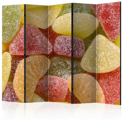 Artgeist Paravan Tasty Fruit Jellies I, 5-Delni, Dvostranski Cene
