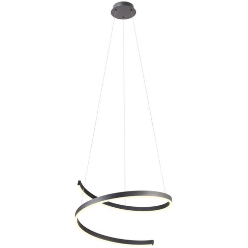  Redo 01-4015 - LED luster na sajli SCROLL, prigu&scaron;iva, LED/38W/230V, crna Cene