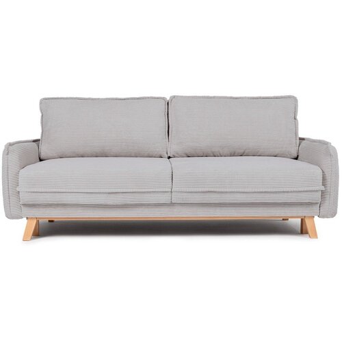 Bonami Selection Svijetlo siva sklopiva/s prostorom za odlaganje sofa od samta 218 cm Tori &amp;ndash; Slike