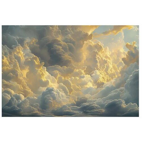  Plakat Last Breath of the Day: Clouds Illuminated by Evening Glow 90x60 Cijene