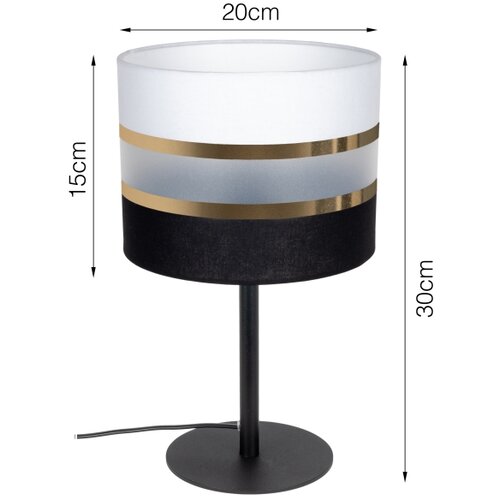  Stona lampa CORAL 1xE27/60W/230V crna Slike