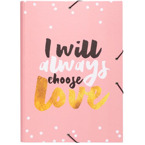 Grupo Erik Editores S. L. Organajzer / fascikla - Glitter, I Will Always Choose Love Cene
