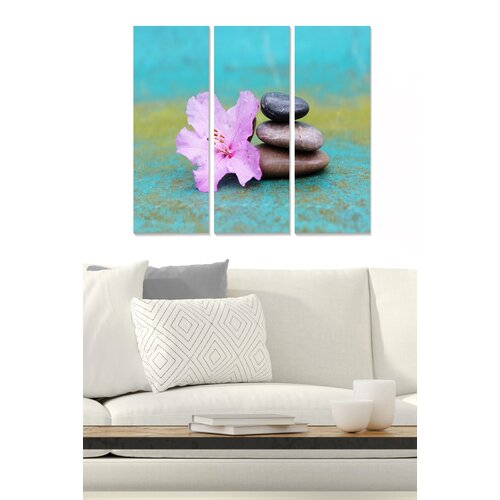 Wallity MDF1307644 multicolor decorative mdf painting (3 pieces) Slike