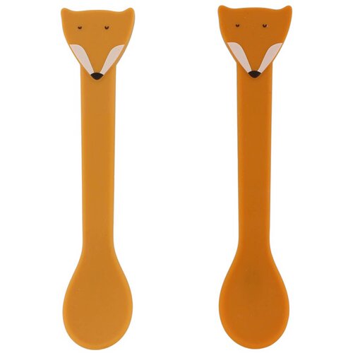 Trixie komplet 2 silikonskih žlic mr. fox Slike