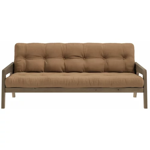 Karup Design Rjav raztegljiv kavč 204 cm Grab - Karup Design